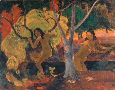 Paul Gauguin Bathers at Tahiti Norge oil painting art